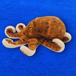 Wild Republic 8" Octopus 2013 Stuffed Animal Realistic Plush
